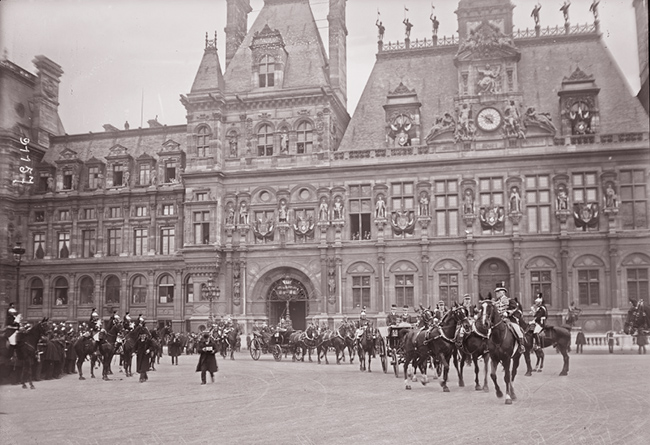 GALLICA, 10.04.1924: réception des souverains roumains à l'Hôtel de ville