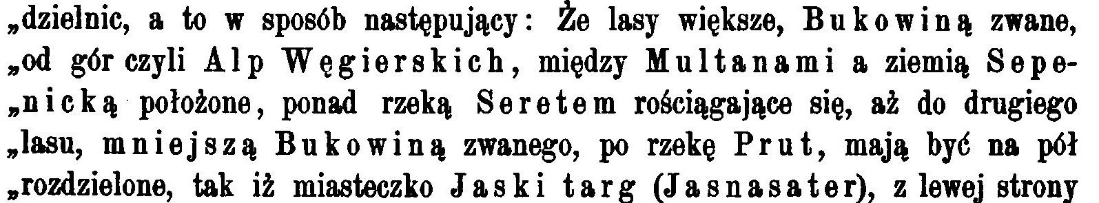 Detaliu cu acelaşi text, în limba polonă