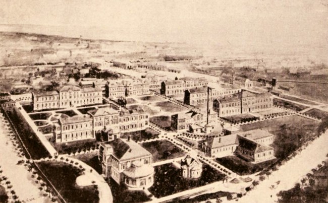 Spitalul Militar din Bucureşti, în 1906
