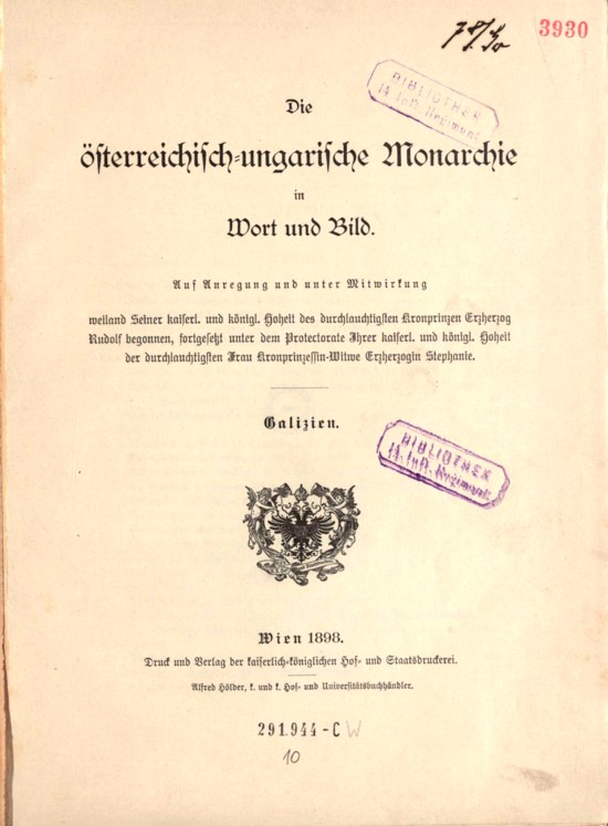 Monarhia austro-ungară în cuvinte şi imagini / 19 Galiţia