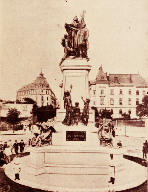  Statuia lui I. C. Brătianu, de pe Bulevardul Carol