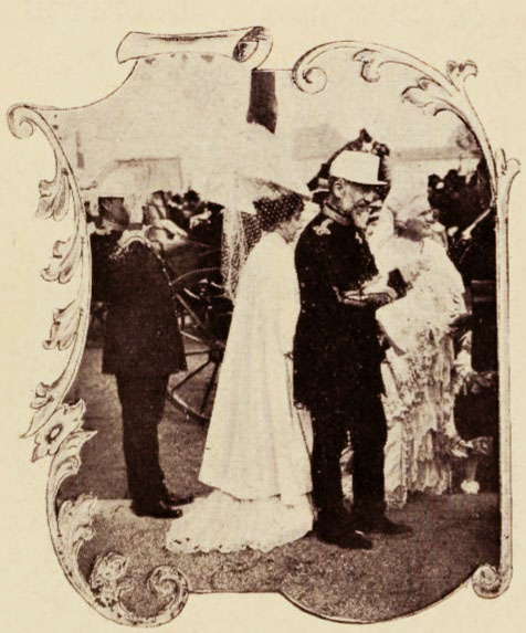 Regele și Regina, la Expoziția Naţională din 1906