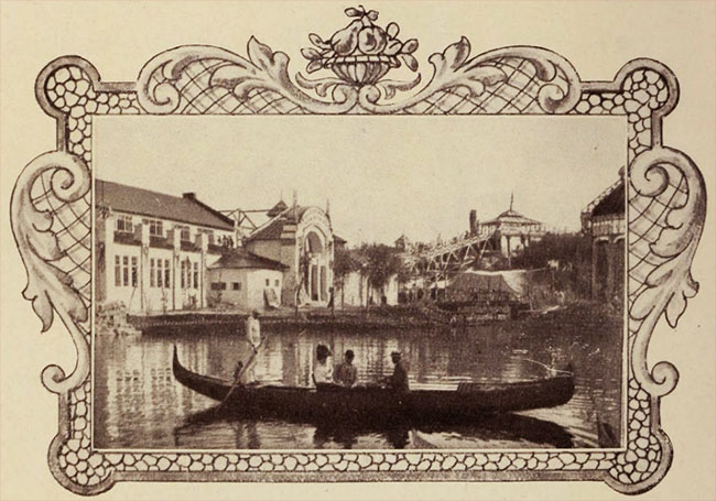 Vedere de pe lacul Expoziției din 1906