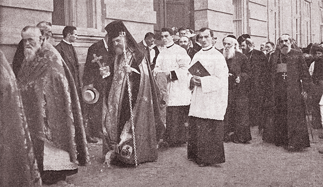 Blaj 1911 SERBĂRILE DE LA BLAJ 1911 Reîntoarcerea de la cimitir