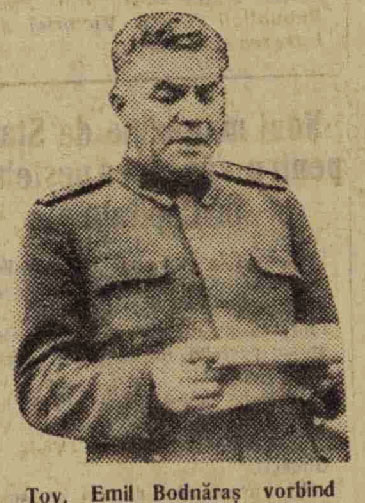 Emil Bodnăraş, vorbind poporului