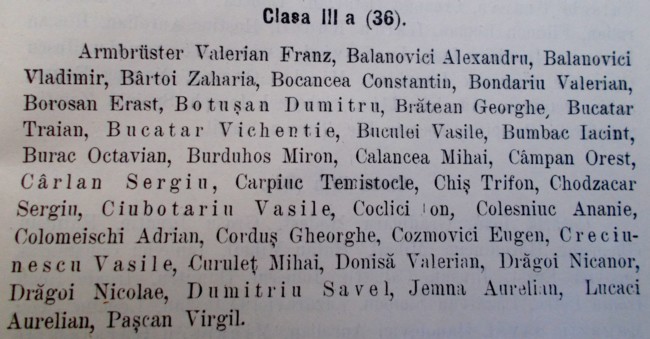 Coclici cl III 1923 24