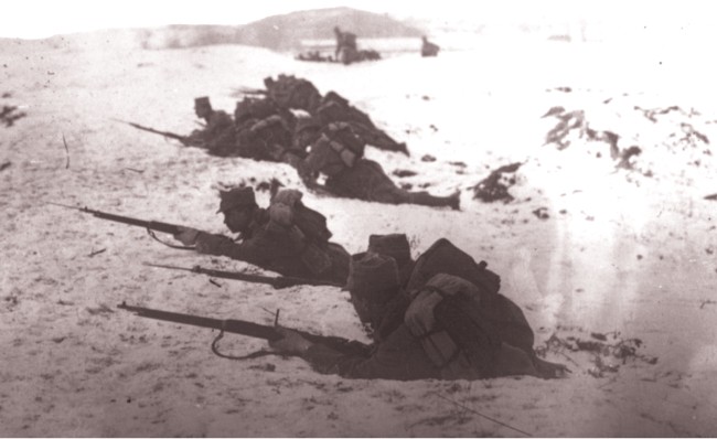 GALLICA, 1915: Infanteria română