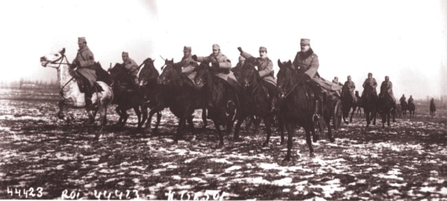 GALLICA: Şarja cavaleriei române, în 1915