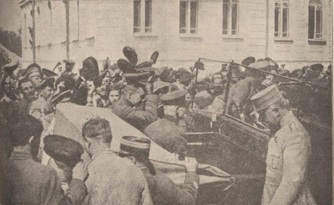 La Guerre mondiale 1 august 1917 Kerensky vizitând frontul rasaritean